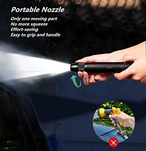 Water Spary Nozzle- High Pressure Sprayer Washer Wand Portable Watering Sprayer For Window Washing