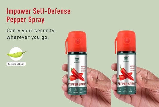 Self Defence Pepper Spray (Pack of 2)