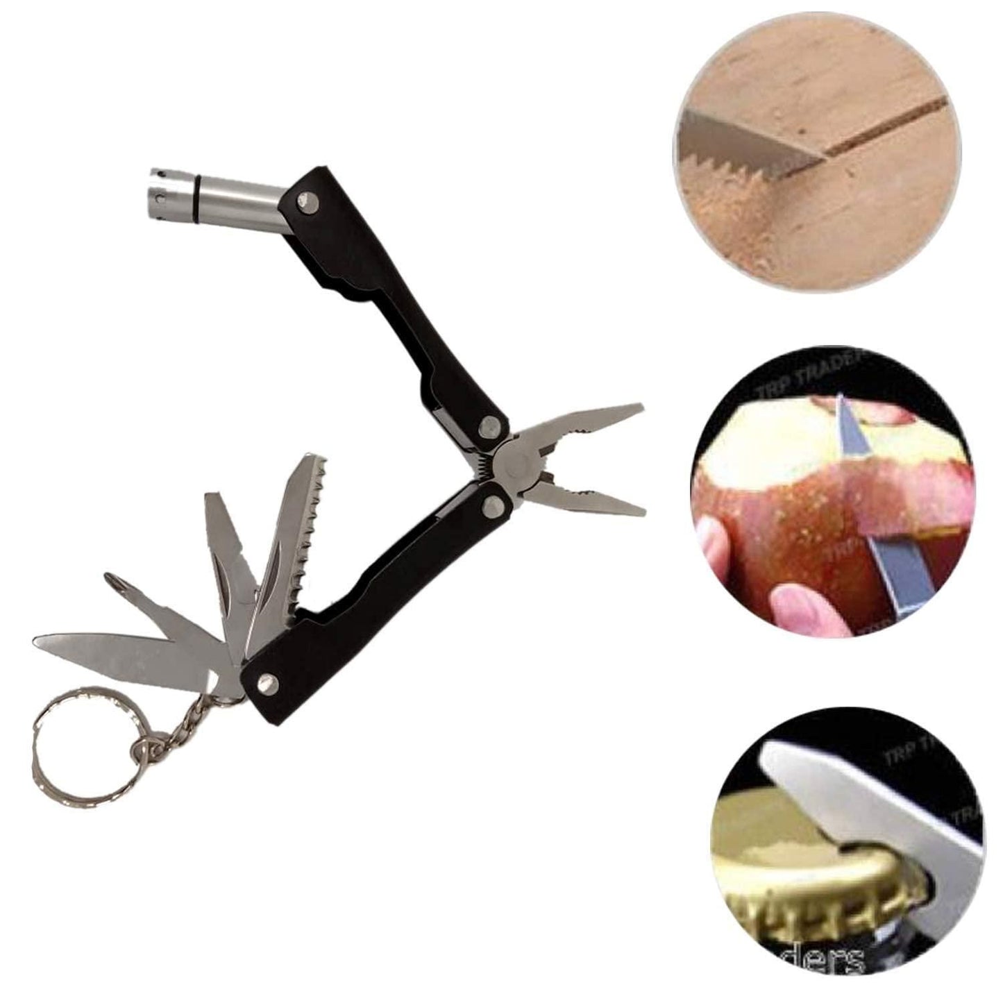 9 in 1 MultiFunctional Hand Piler Tool Keychain�